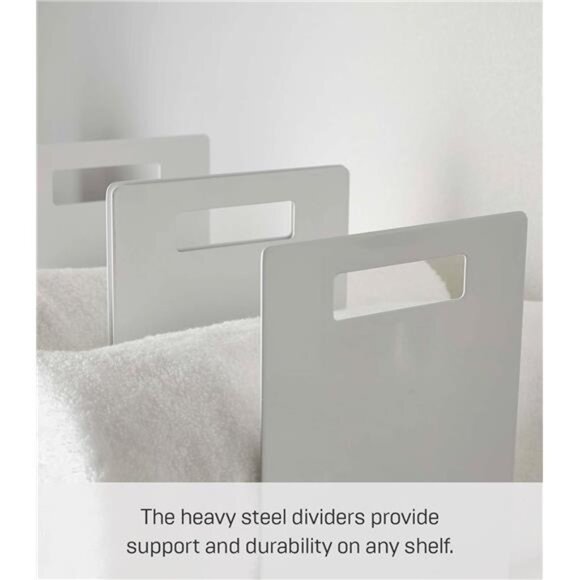 White Interlocking Towel Organizer (Set of 2) - Picture 5 of 7